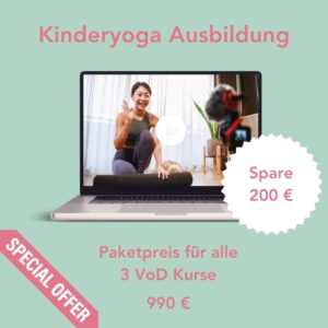 Online Kinderyoga Ausbildung Kurs 1 & 2 & 3: Der komplette Kurs 100h